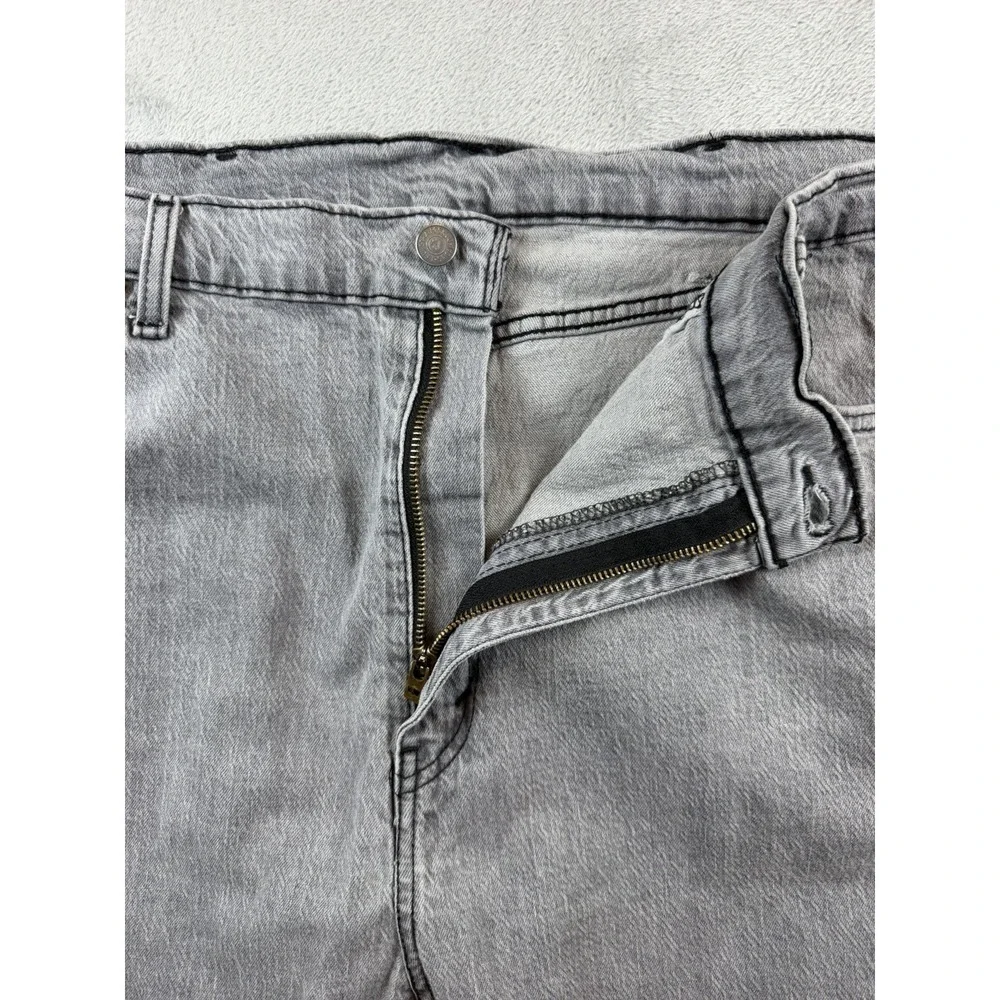 Levi's 505‎ Jeans Men's 42x32 Gray Denim Straight Fit